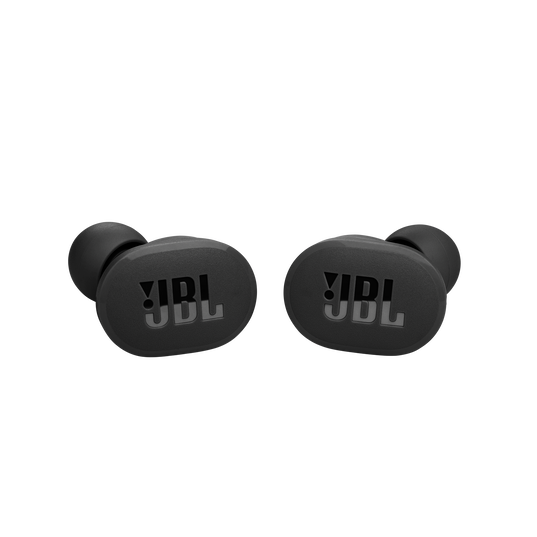 JBL Tune 130NC TWS - Black - True wireless Noise Cancelling earbuds - Front